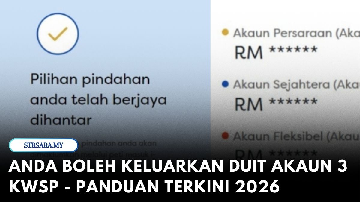 ANDA BOLEH KELUARKAN DUIT AKAUN 3 KWSP - PANDUAN TERKINI 2026