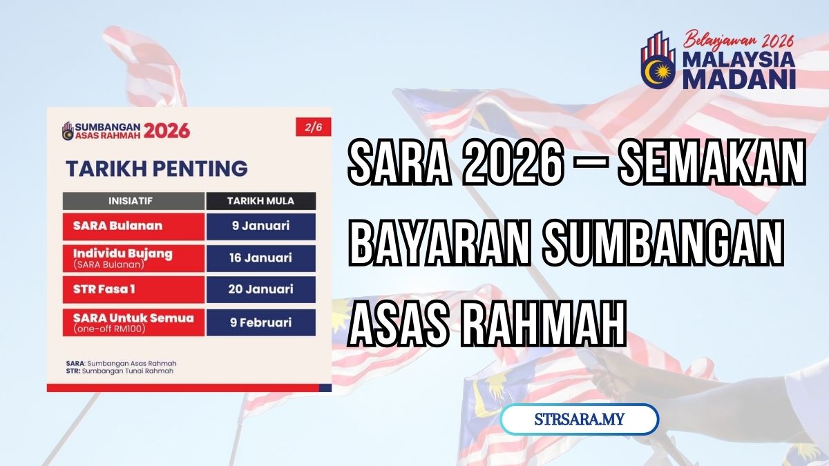 SARA 2026 – Semakan Bayaran Sumbangan Asas Rahmah
