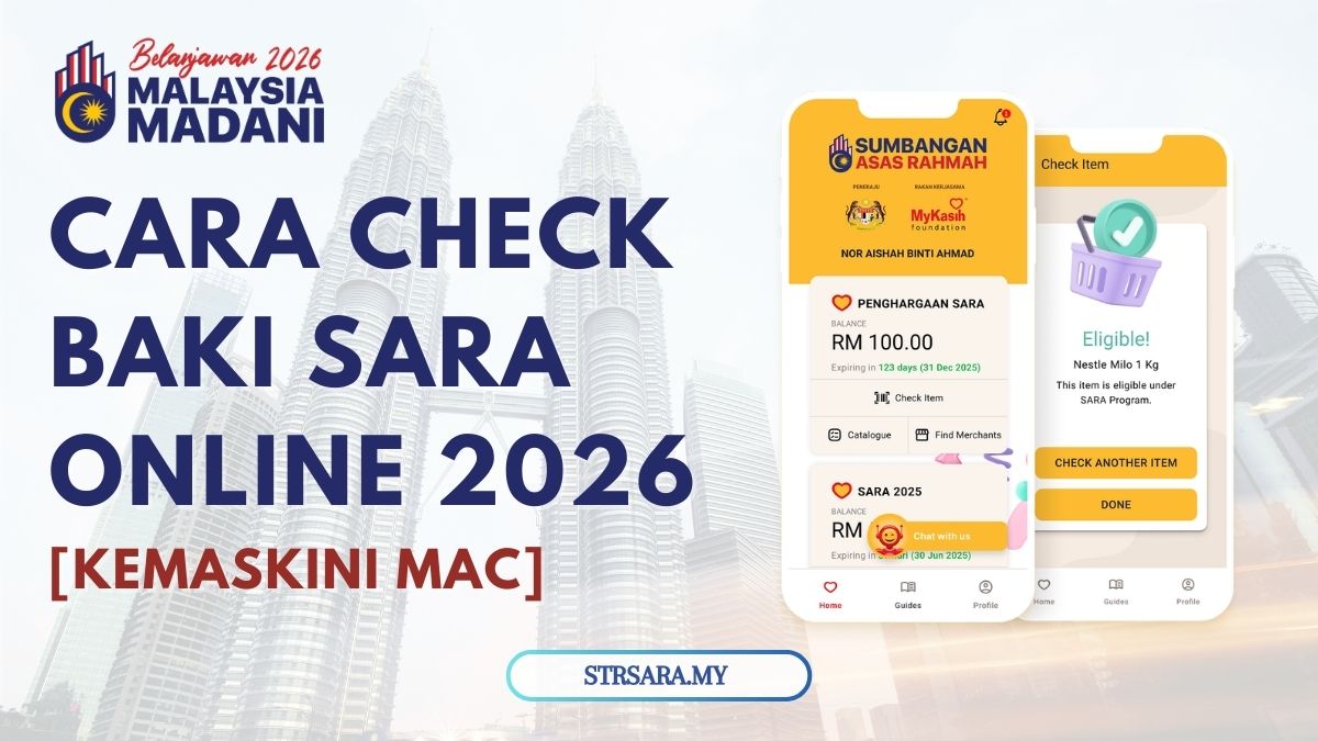 CARA CHECK BAKI SARA ONLINE 2026